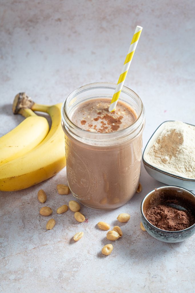 Post Workout Shake Banane Erdnussbutter02