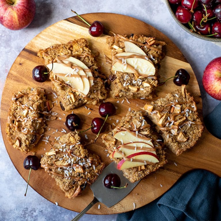 Gebackenes Apfel Zimt Oatmeal