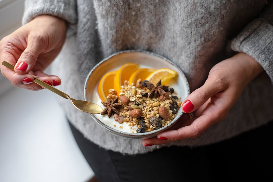 Weihnachtliches Granola ohne Zucker01